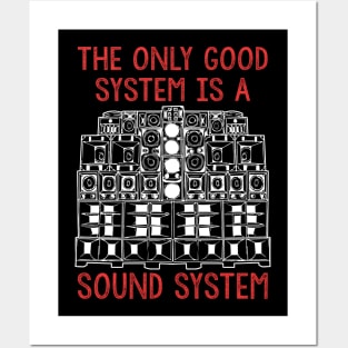 Free Party Tekno 23 Soundsystem Spiral People Posters and Art